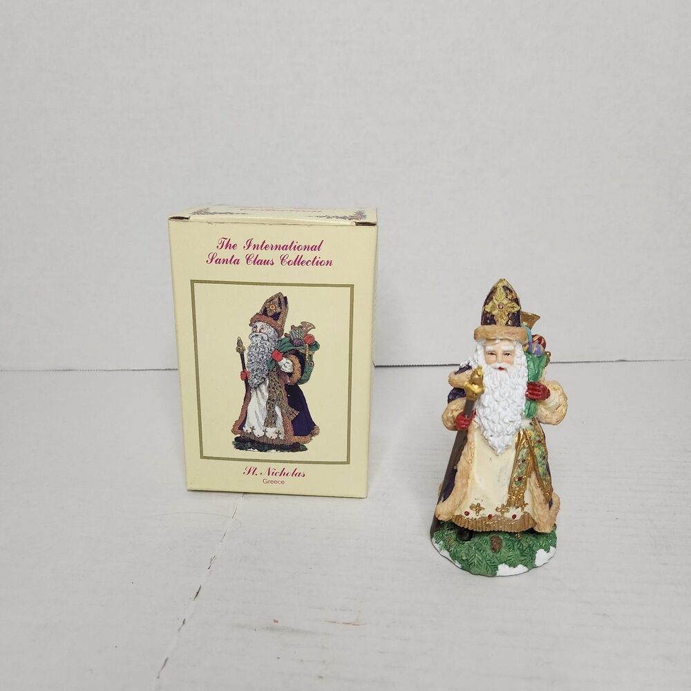The International Santa Claus Collection SC24 St Nicholas Greece Figurine 1996